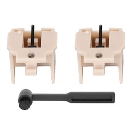 Turntable Replacement Needles, 2 Pieces Turntable Replacement Needle with Stylus Cleaning Brush for AT3600 AT3600L AT3601 AT3651 AT3650L AT3650C AT3650 AT3626 LP60X at LP60XBT at