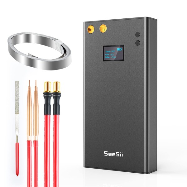 Upgraded Portable Spot Welder with LCD Screen, Seesii 80 Gears