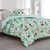 LinenTopia 6 Piece Panda Bedding Set, Kids Comforter Set with