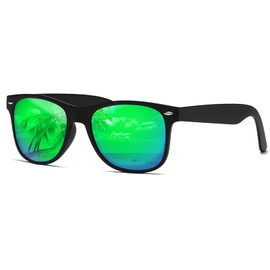 DEMIKOS Sunglasses Men Polarized Sunglasses for Womens Trendy Retro Mirror Lens for Driving Fishing UV400 Protection