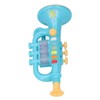 Horn Toy Simulation Design Dynamic Lighting Effect Musical Instrument Horn