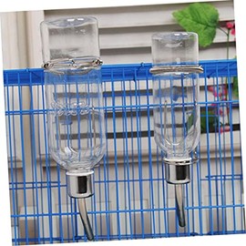 POPETPOP 4piezas Botella De Agua para Bebedero Automático Inoxidable Dispensador De Agua para Animales Hámster Conejo Chinchilla