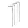 sourcing map 4pcs T15 Tamper Proof Torx Star Key Bit
