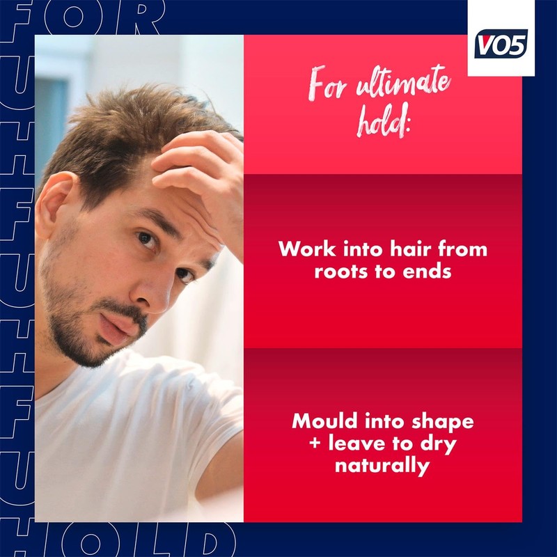 VO5 Mega Hold 24 hour extra strong control Styling Gel