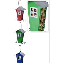 Redcliffs Outdoor Metal bird feeder house with window 157 x 110 x 220 mm.