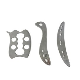 3 Pack Stainless Steel Guasha Tool, Muscle Scraper Tools for Full-Body Massage, Muscle Relief, Physical Therapy & Myofascial Release