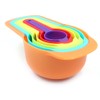 CENPEK 6Pcs Rainbow Measuring Spoon Set,Stackable Combination Measuring Cup Tools,