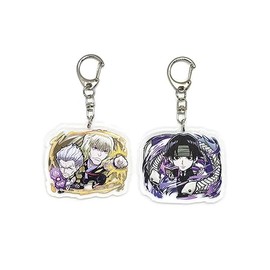 EBTY DREAMS Inc. - Set of 2 HxH Acrylic Keychain Chrollo, Zeno, Silva v1