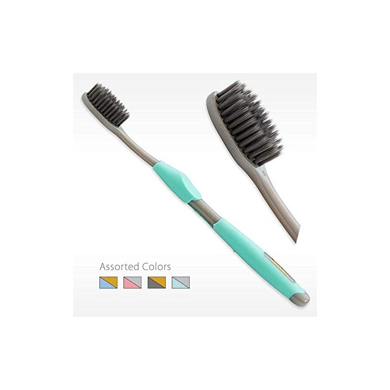 Euro-Tech Toothbrush Size:Pack of 8 with Bonus Type:Charcoal