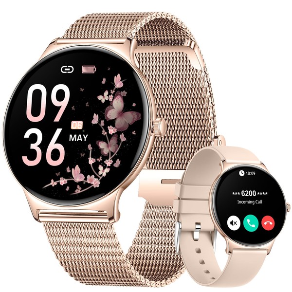 SIEMORL Smart Watch for Mens Women,1.43" Fitness Watch Answer/Make Calls/Voice