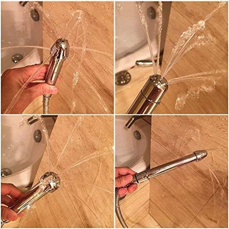 Metal Nozzle Clean Shower Head, 2 Shower Heads 3 Aluminum