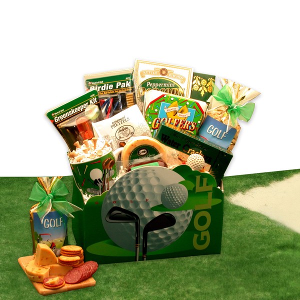 Organic Stores Golf Gift: for The Love of Golf Gift Basket -Large