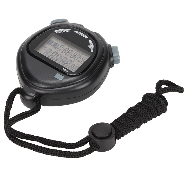 Electronic Stopwatch Multifunctional 2 Lines Show Digital Sports Timer for