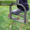 Dolibest Lawn Coring Aerator, Manual Lawn Aerator, 3 Stainless Steel