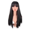 MapofBeauty 22 Inches / 56 cm Women Long Straight Flat