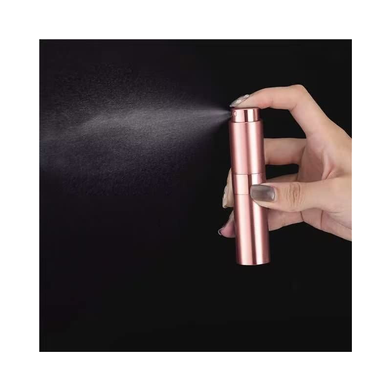 LISAPACK 8ML Brushed Atomizer Perfume Spray Bottle for Travel, Empty