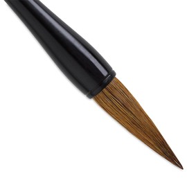 Yasutomo Wa Fude Nankai Brush, 9.5-inches Length, Arts and Crafts Supplies, Black