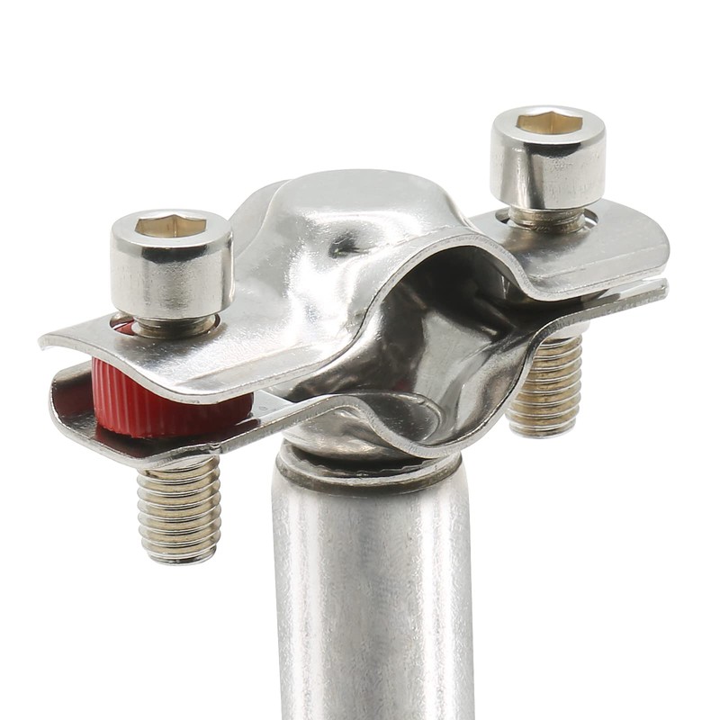 Piutouyar 2 Pcs Stainless Steel Wall Mount Ceiling Mount Pipe