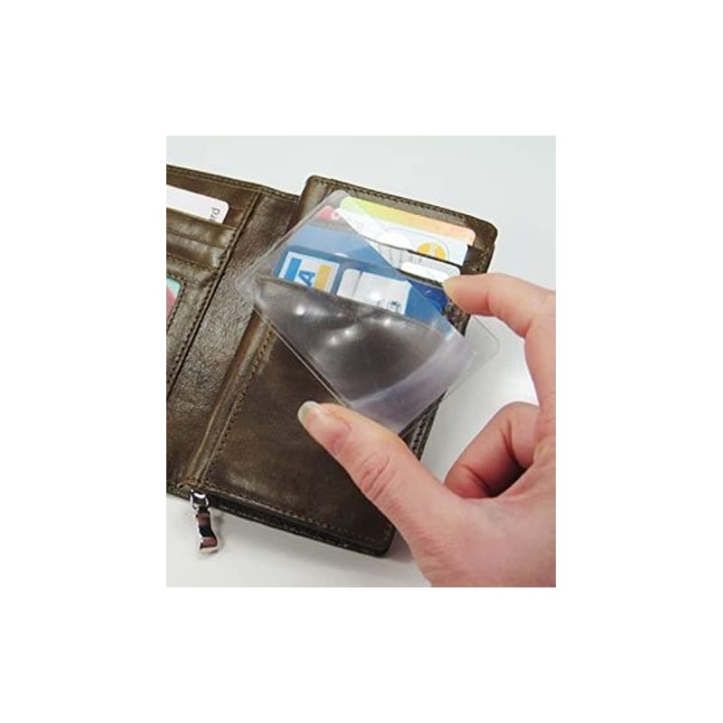 Credit Card Magnifier Fresnel Lens 2 Pack