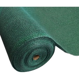 Farm Plastic Supply - Green Shade Cloth - 70% - Mesh Fabric for Fence Privacy Screen, Garden Shade, Mesh Fence Screening, Shade Cloth Rolls, Wind Screen (6' x 10')