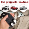 aphaobo 2PCS Car Seat Hooks for Headrest, Soft Suede Leather