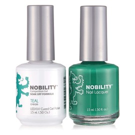 Lechat Nobility – Gel Polish & Nail Lacquer Set - Collection 2-5oz (Teal NBCS052)