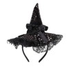 BinaryABC Halloween Witch Hat Headband for Halloween Costume Dress up
