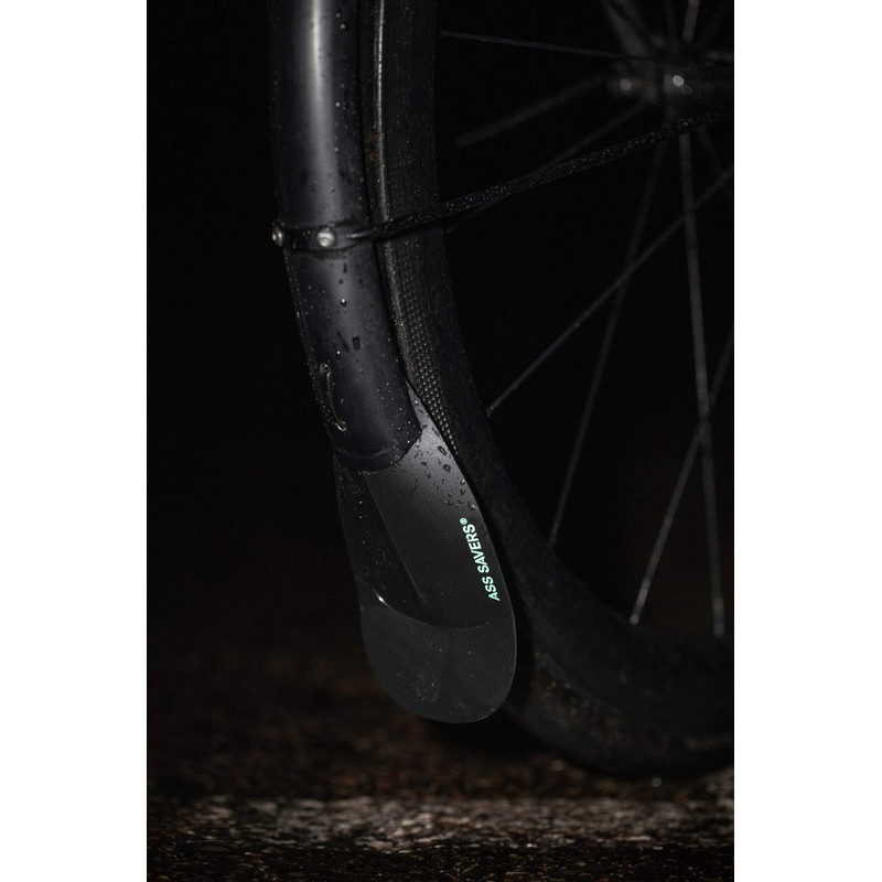 ASS SAVERS ToeTector TFR-1-BLK Bicycle Mudguards, Black, Regular