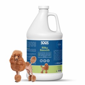 SOOS Pet Silky Smooth 5-in-1 Leave-On Conditioning Spray for Dog & Cat | Moisturizing, Anti-Itch, Softens Coat, Natural Ingredients | Pet Grooming Essentials | No Spray Bottle Included - 4L