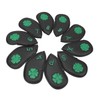 10 PCS Golf Club Head Covers Four Leaf Clover Pattern