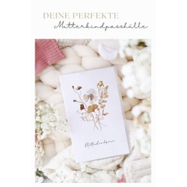 Joli Coon Maternity Log Cover Austrian Maternity Log Cover Mamipass Maternity Pass, jc-muki autumn flower, Modern