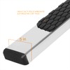 [Pair] 5" Chrome Stainless Running Boards Side Step Bars Compatible