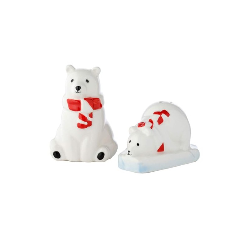 Puckator XSP14 Polar Bear Ceramic Salt and Pepper Set