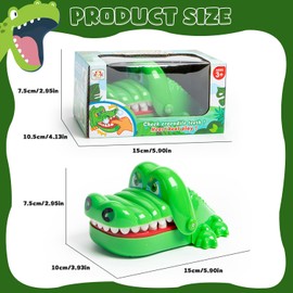 Demarsen Crocodile Game Teeth, Crocodile Doctor Game for Children, Toy Crocodile Teeth, Action Skill Game Children's Games from 3 Years for Family Game, Party Game, Children's Gift (Large)