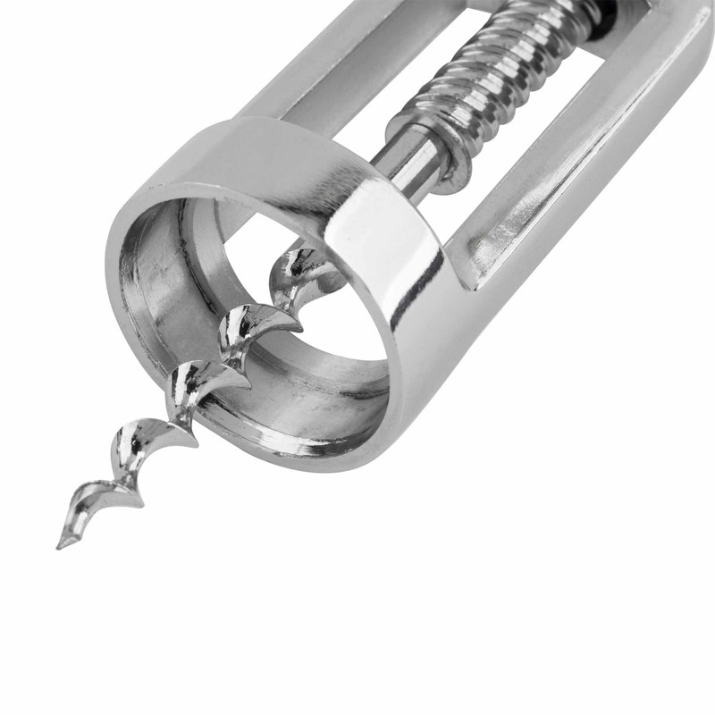JATA HOGAR HVIN2302 Double Thread Wine Corkscrew, Continuous Spiral, Easy