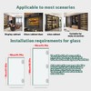 2 Pcs Glass Doors Hinge Cupboard Showcase Wine Cabinet Clamp