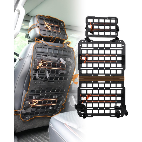 MELIPRON Rigid Molle Panel for Seat Back & Headrest Foldable