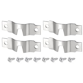 DTGN 48mm x 15mm x 7mm Double Hole Triangle D Ring Picture Frame Hangers - 10Pcs - Good for Hanging Paintings Picture - Frame Hook Photos - Silver Tone