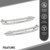 G-PLUS Front Bumper Fog Light Grille Trim Compatible with Benz