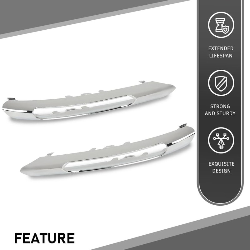 G-PLUS Front Bumper Fog Light Grille Trim Compatible with Benz