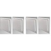 Acudor ED-2002 Flush Access Door 6" x 6", White (5)