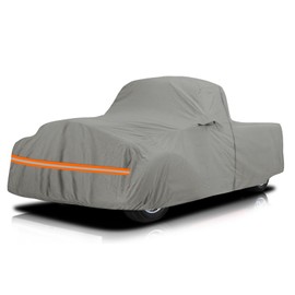 Waterproof Car Cover Compatible with Ford F1 1948-1952 & F100 1953-1956 2 Door Regular/Standard Cab Short Bed 6.5ft, All Weather Protection Classic Truck Covers with Zipper Door and Storage Bag