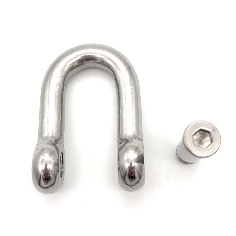Shackle Stainless Steel with Hexagon Socket, Diameter 12 mm [Pack