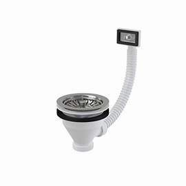 Alcaplast A38 Chrome Flexible Overflow Drain Valve
