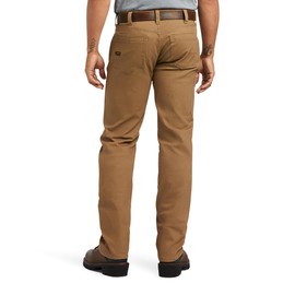 ARIAT Men’s Rebar M7 Slim DuraStretch Made Tough Straight Pant Field Khaki