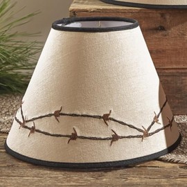 BLACK FOREST DECOR Western Barbed Wire Lampshade - 14 Inch