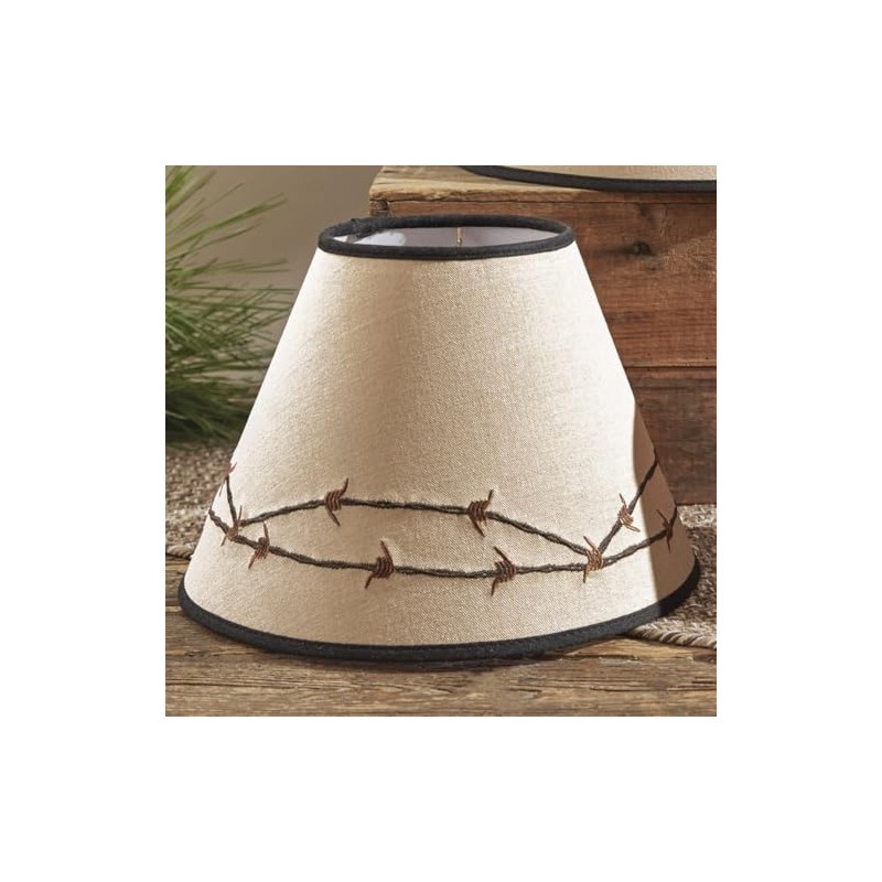 BLACK FOREST DECOR Western Barbed Wire Lampshade - 14 Inch