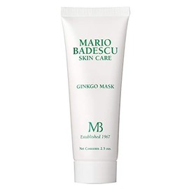 Mario Badescu Ginkgo Mask, mascarilla hidratante para el cuidado de la piel para hombres y mujeres con manteca de karité y vitamina E, mascarilla facial nutritiva para una tez más suave, tersa y radiante, 70 gr