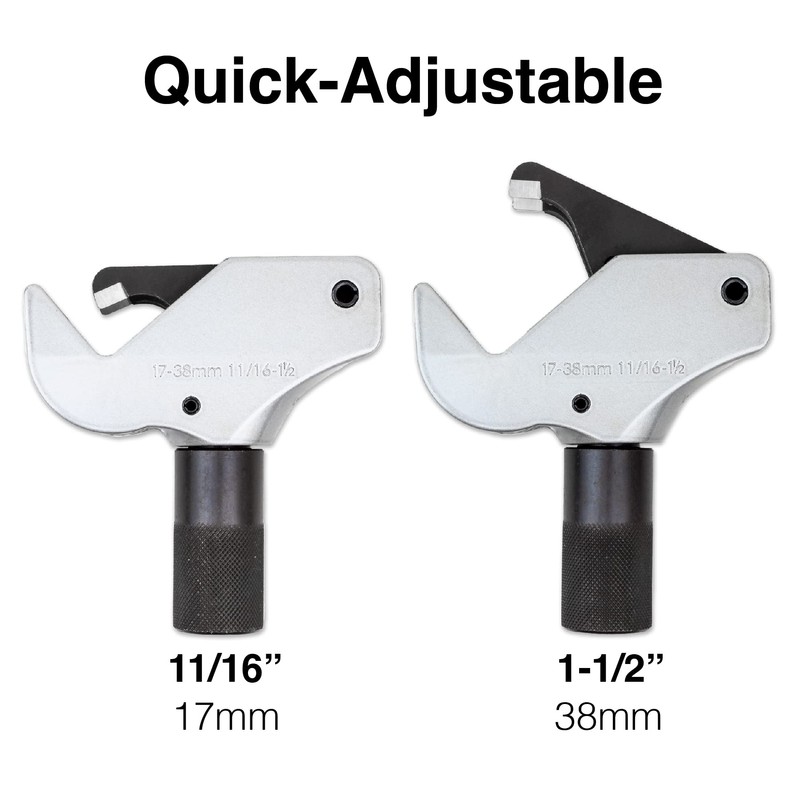 TGR Quick Adjustable Universal Thread Restorer 11/16” to 1-1/2”(17-38mm) for