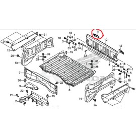 HONDA PIONEER 520, 700, 1000, SXS520 REAR BED TAILGATE RIGHT SIDE LATCH, LOCK